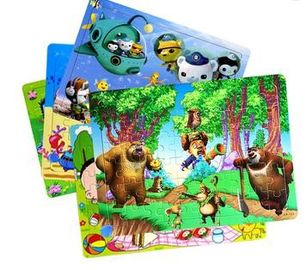 인쇄할 수 있는 마분지 장난감 게임 종이 퍼즐 차 48 조각 아이 인쇄할 수 있는 종이 장난감